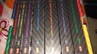 Colección De Libros Harry Potter En Ingles