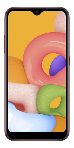 Samsung Galaxy A01 Dual SIM 16 GB vermelho 2 GB RAM