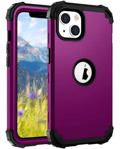 Funda Para iPhone 14/pro/plus/14pro Max 360 Uso Rudo 3 En 1