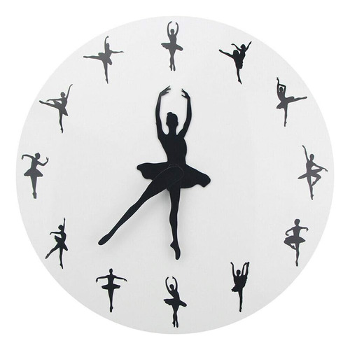 Timelike Bailarina Reloj De Pared Ballet Baile Colgante Deco