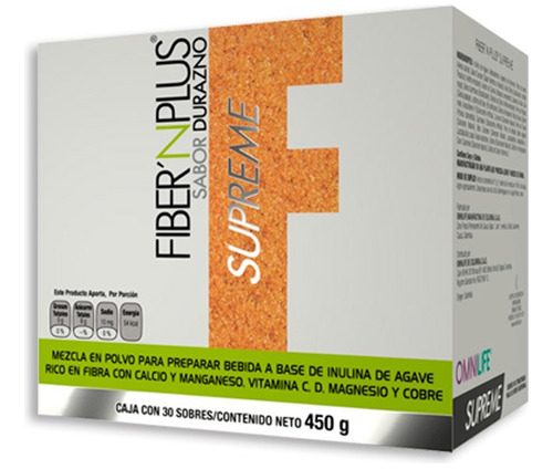 Fiber N Plus (mejora Digestiva) Detox - (limpieza Colon)