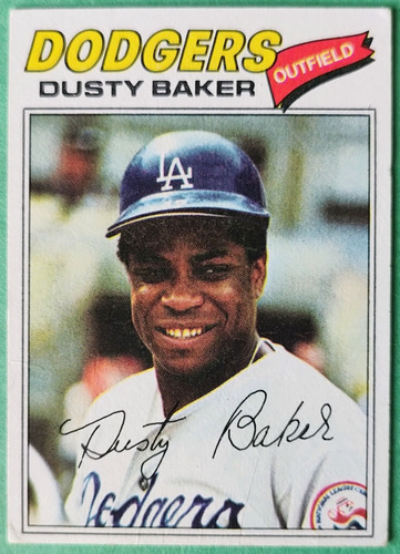 Dusty Baker,1.977 Topps, Los Angeles Dodgers 