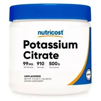 Comprar Citrato De Potasio En Polvo Medio Kilo Americano Usa