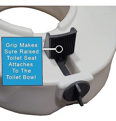 Asiento De Inodoro Elevado Probasics Para Personas Mayores C