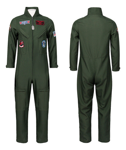 * Disfraz De Piloto De La Fuerza Aérea, Traje De Juego De Rol,