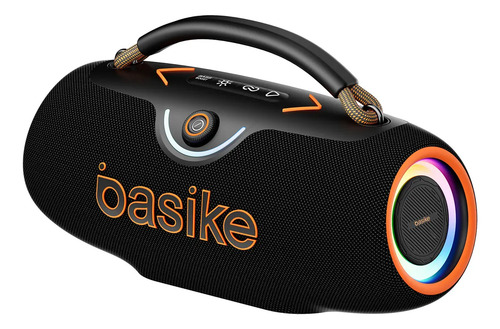 Caixa de Som Basike Ba-RAD321 Boombox Portátil 400W com Bluetooth e Rádio FM