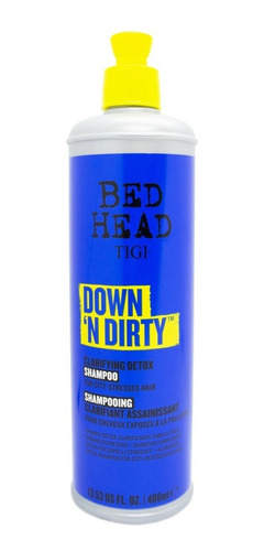 Tigi Bed Head Down N Dirty Shampoo Detox X 400ml 6c
