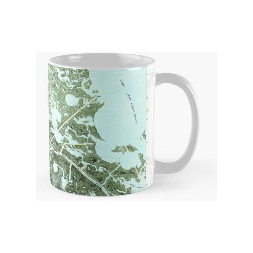 Taza Usgs Topo Map Louisiana La Lago Cuatro Caballo 332470 1