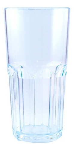 Vaso Facetado Plastico Simil Vidrio Nair 320 Cc.ref X 200 U.