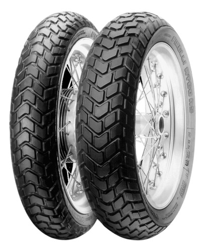 Pneu Pirelli Mt60 Rs 110/80r18 58h + 180/55zr17 73w
