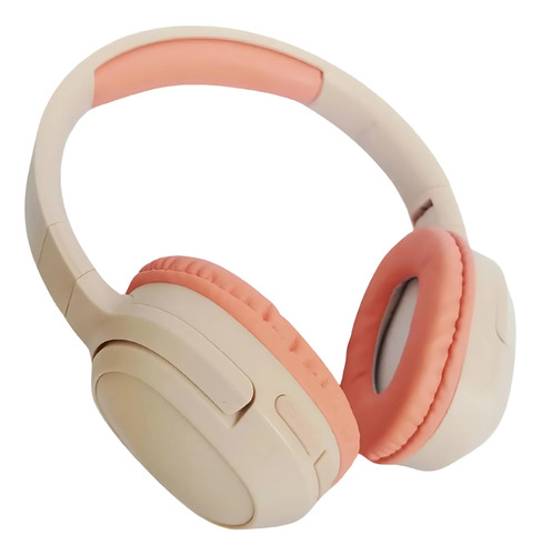 Fone De Ouvido Sem Fio Bt 40mm P/cartão Micro Sd Starmega Cor Rosa