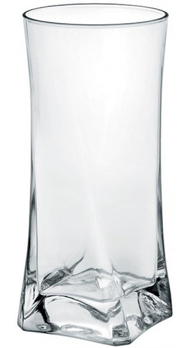 Gotico Juego De 6 Vasos De Vidrio De 420 Ml. Color Transparente