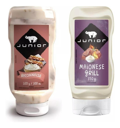 Combo Baconnaise + Maionese Grill Junior Kerry Frascos