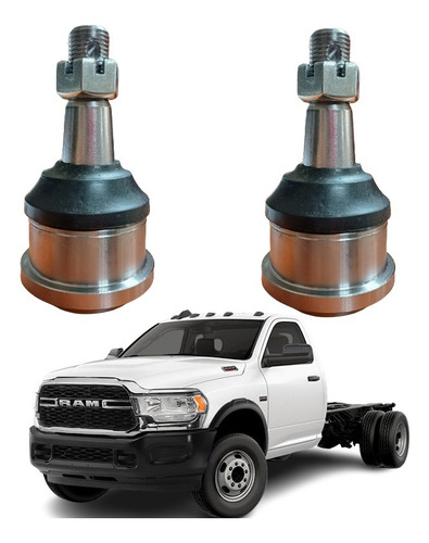 2 Rotulas Sup Ram 2500 4x4, 2500 Hd 4x4 Eje Solido 2000-2018