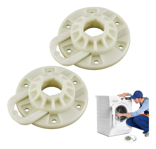 2pcs Para Whirlpool Soporte Base Hub Tina Lavadora W10528947