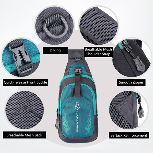 Mochila Deportiva Para Hombre Con Bandolera, Bandolera, Para
