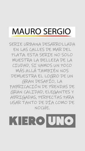 Imagen 8 de 8 de Cárdigan Saco Sweater Cuello Con Solapa Mauro Sergio 2023