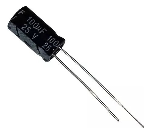 Condensador Capacitor Electrolitico 100uf 25v 10 Uds