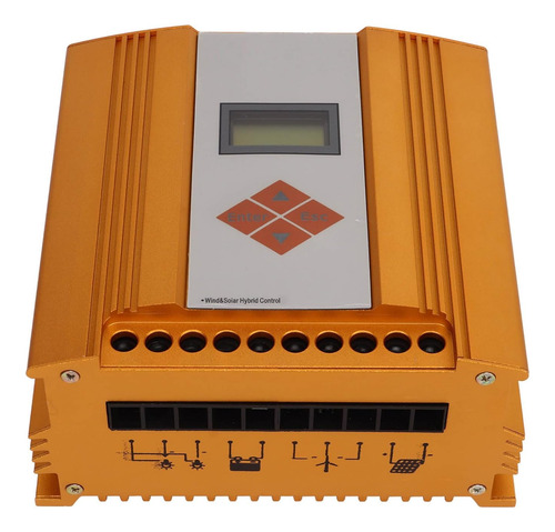 Controlador De Carga Híbrido Solar E Eólico De 500 W