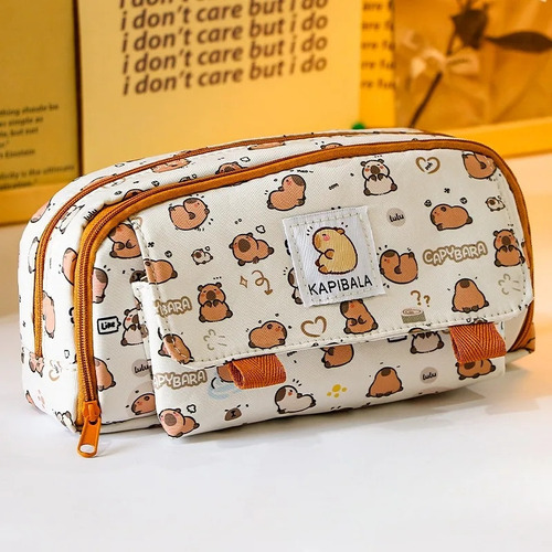 1pz Lapicera Bolsa Funda Cosmetiquera Varios Compartimentos