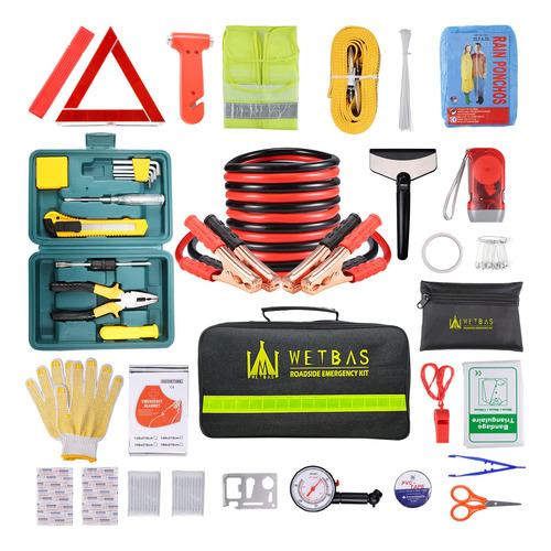 Wetbas Kit De Emergencia En Carretera Para Automvil, Kits De