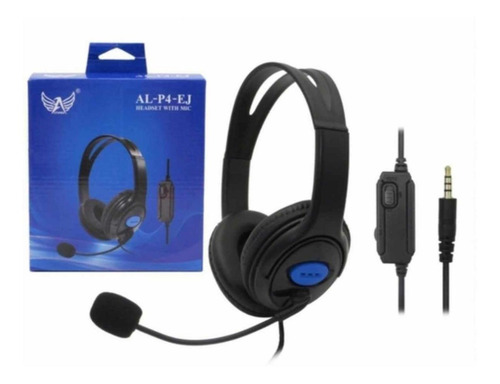 Imagem 5 de 6 de Fone De Ouvido Headset Com Microfone Entrada P2 - Preto