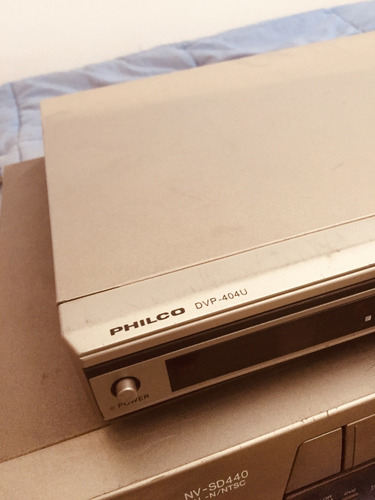 Casetera Panasonic Nv-5d440 Y Dvd Philco Dvp-404u