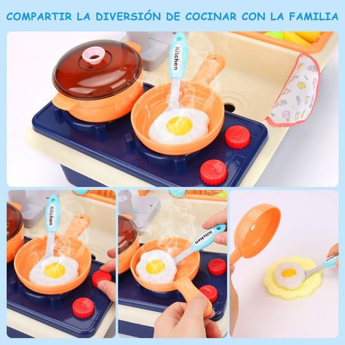 ! Cocina De Juguete For Niños, Set De Cocina Infantil,