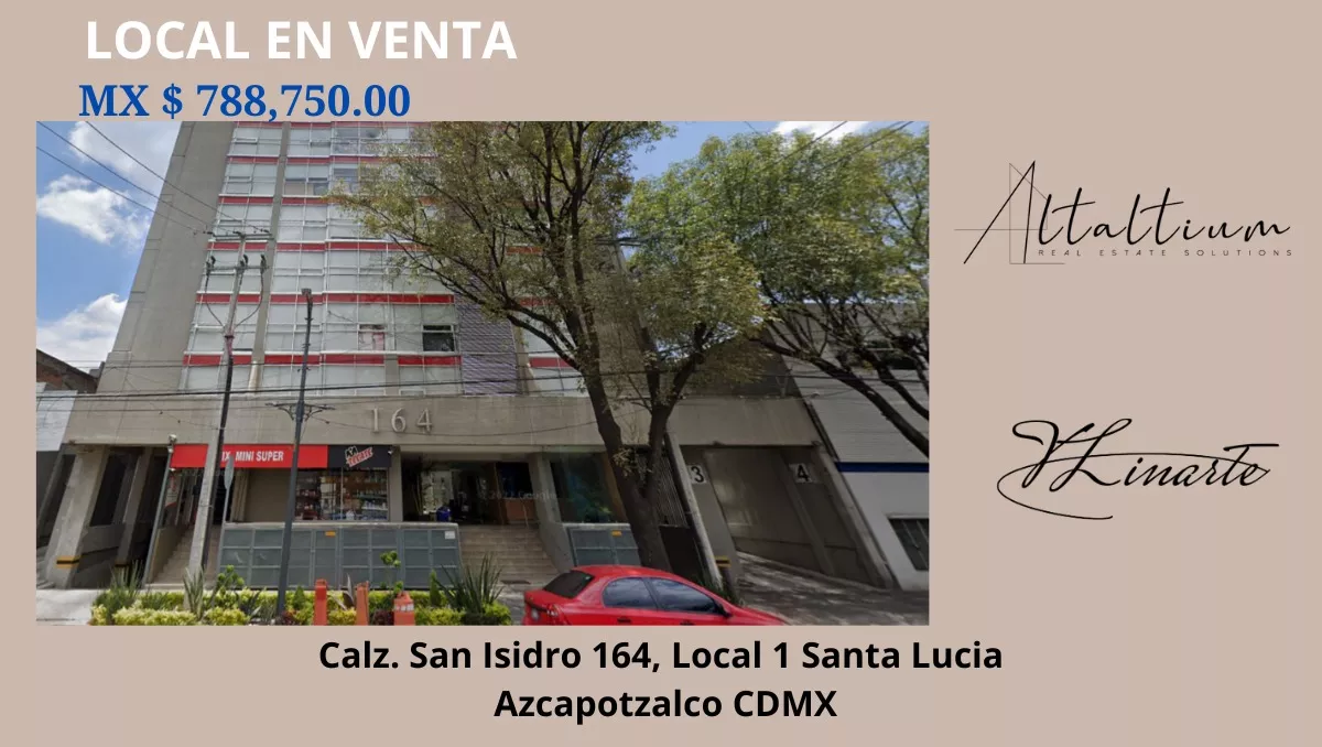 Local Comercial En Venta En Calz, San Isidro Azcapotzalco Cdmx I Vj-za-005