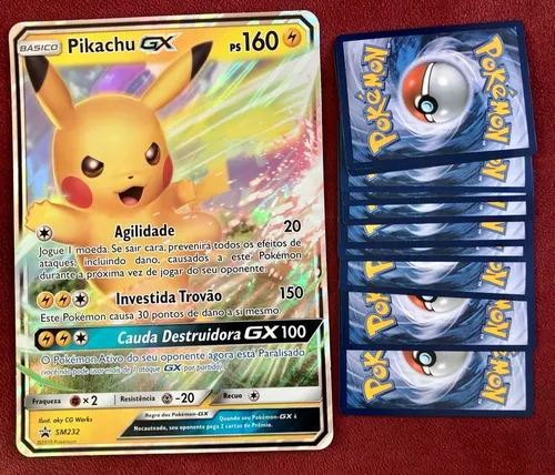 Carta Pokemon Jumbo Ho-oh Gx Rainbow (pt) Original + Brindes