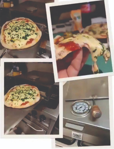 Imagen 7 de 9 de Horno Pizzero Para (4) Hornallas Pala+ Tapa+ Termometro