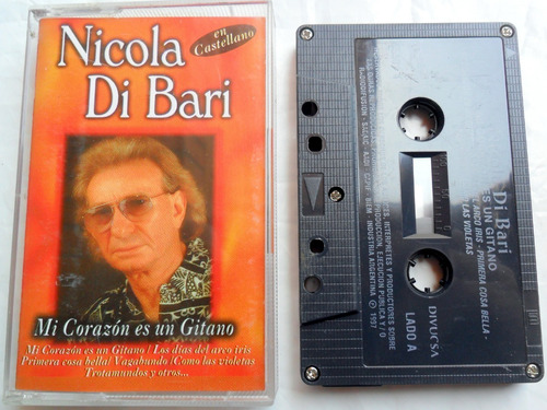 Nicola Di Bari En Castellano, Mi Corazón Es Un Gitano Casete