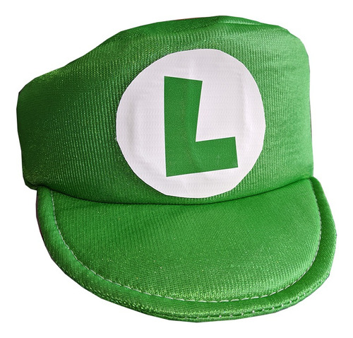  Sombrero Gorro Mario Bros Verde Luigi Espumina Disfraz