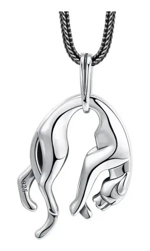 Charm Corno Nero Leopardo in Argento 925 e resina | Giovanni Raspini