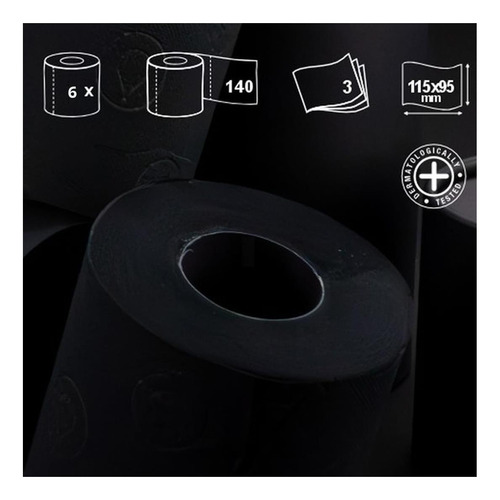 Rollo De Baño Renova Paquete Combinado De Black & Fucsia (2