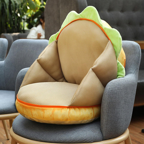 Cojín Decoración Sofá Cuerpo Hamburguesa Pan Cojín Para
