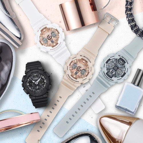 Relógio Casio G-shock Feminino Gma-s120mf-7a2dr + Original