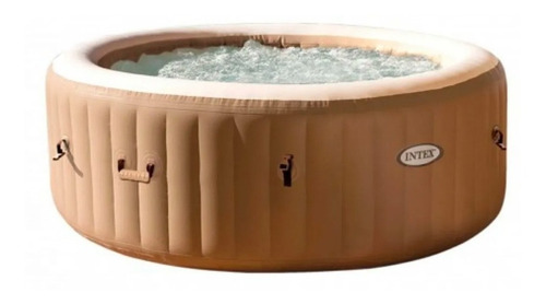 Imagen 3 de 10 de Spa Inflable New Burbuja Terapia Redondo P/ 4 Personas Intex