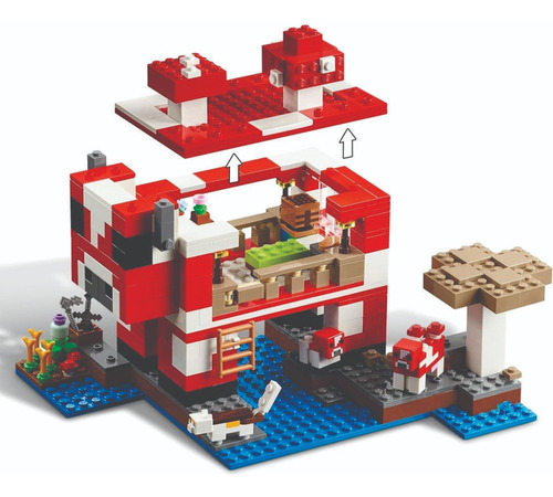 Blocos De Montar - Minecraft - A Casa Coguvaca - Lego 500