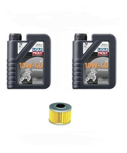 Kit 2 Aceite + Filtro Honda Crf 300l / Crf300l 