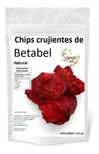 1 Kg Chips De Betabel Natural Horneado Crujiente