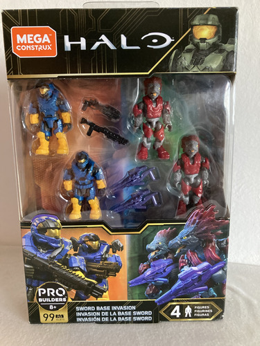 Mega Construx Invasión De La Base Sword Halo Original Nuevo (Usado)