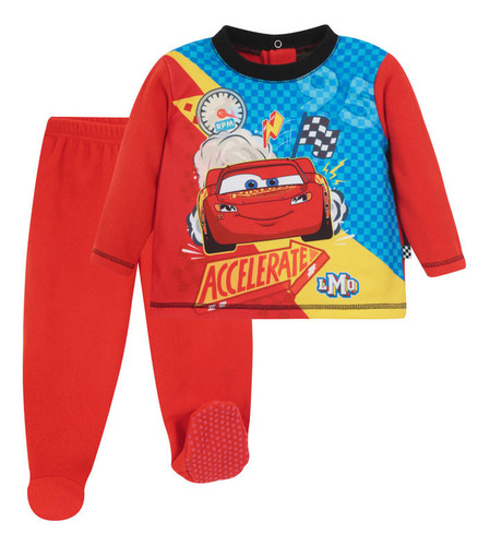 Pijama Bebé Niño Polar Rojo Disney Cars