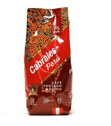 Café Cabrales Perú Tostado Molido 250g Sin Tacc Nuevo!