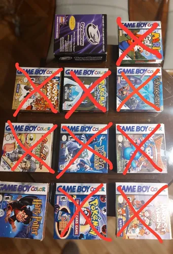 comprar Caja De Juegos Game Boy Color Nintendo Original