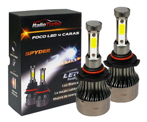 Kit De Focos Led Faros Principales Alta Y Baja 4 Caras 