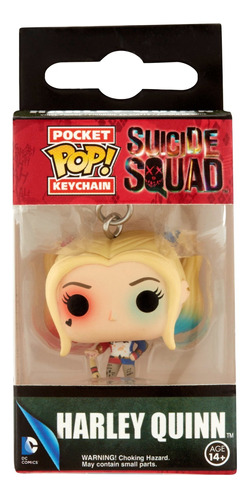 ¡funko Pop! Escuadrón De Suicidio Llavero Harley Quinn