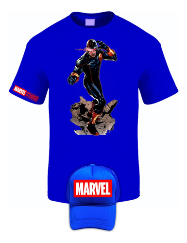 Camiseta Manga Corta X-men Ciclope Obsequio Gorra Gt