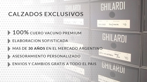 Imagen 5 de 6 de Zapa Hombre Cuero Vac Diseño Beckham By Ghilardi