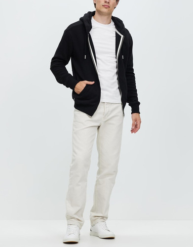 Exclusivo Poleron Con Capucha Superdry, Black L